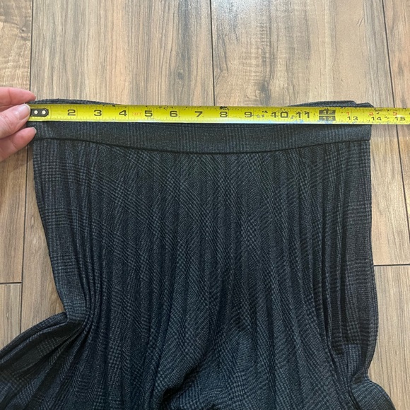 MANGO MNG Accordion Pleated Checked Midi Retro Skirt 4 - Picture 10 of 16